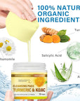 Turmeric kojic acid cleansing pads,