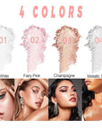 2 Colors Polvo De Hadas Fairy Highlight Stick Metallic Silver)