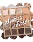 wet n wild Always Naked Palette, Nude Neutral Eye Makeup, Blendable, Warm And Cool Nude Pigments, Matte, Shimmer, Glitter, Creamy Smooth