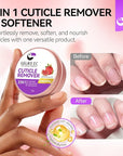 gelike ec Cuticle Care Balm Organic for Women: Pomegranate Natural Cuticle Softener Remover for Men to Smoothe, Repair, rejuvenate, Strengthen & Moisturize Cuticles