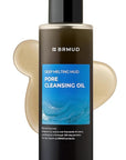 BRMUD Deep Melting Mud Pore Cleansing Oil - Gentle Make Up Facial Oil Cleanser with Boryeong Mud, Sunflower Seed & 7 Fermented Oils - Vegan & Non-Comedogenic Korean Skincare (6.76 fl oz)