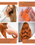 Orange Temporary Hair Color Wax, Instant Natural Hairstyle Cream Dye, Washable Styling Pomadesfor Men Girls Women Youth, Disposable Coloring Mud for Party Cosplay DIY Halloween