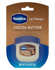 Vaseline Lip Therapy Cocoa Butter 6-Pack – Mini Lip Balms for Soft, Glowing Lips, 0.25 Oz Ea