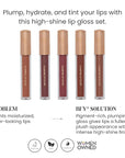 BFY Cosmetics 5-Pack Plumping Lip Gloss - Warm