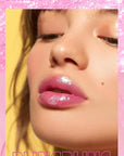 2PCS Cosmetics Color Changing Lip Oil V2, Magic Color Changing Lip Oil Cosmetics, Plumping Lip Oil Moisturizing Lip Gloss, Long Lasting Lip Glow Oil Non-sticky Warm Change Glitter Lip Tint (Pack of 2)