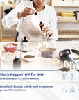 HIQILI Black Pepper Essential Oil for Aromatherapy & Diffuser - Natural Spicy & Warming Scent - Therapeutic Grade - 3.38 Fl Oz