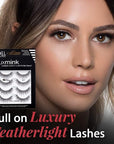 Ardell Faux Mink Lashes 817 – Lightweight, Knot-Free Invisiband Eyelashes for Natural Glam, 4 Pairs, 1 Pack