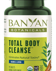 Banyan Botanicals Total Body Cleanse – Organic Cleanse Supplement with Amla & Manjistha – Supports Healthy Digestion, Detox, & Natural Cleansing* – 90 Tablets – Non GMO Sustainably Sourced Vegan