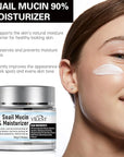 ๐๐ง๐๐ข๐ฅ ๐๐ฎ๐๐ข๐ง 92% Moisturizer Daily Face Gel Cream, Crema de Baba de Caracol Original, Snail Secretion Filtrate Nourishing Cream, Moisturizer Face Cream ๐๐ง๐๐ข๐ฅ ๐๐ฎ๐๐ข๐ง (2PCS)