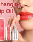 Midnight Boss Up Magic Color Changing Lip Oil Stain Cosmetic PH Actived Moisturizing Hydrating Glow Gloss Tinted Transparent Care Long Lasting Non-Sticky Fresh Texture Nourishing Pink Orange Red