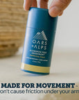 Oars + Alps Deodorant for Men & Women, Aluminum Free Deodorant for Men, Dermatologist Tested, Clean Ingredients, Non Toxic, Vegan, Long Lasting, Odor Protection, California Coast, 1pk, 2.6oz
