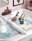 Artmalle bathtub caddy tray -