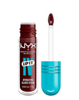 NYX PROFESSIONAL MAKEUP Lip IV Hydrating Glossy Lip Stain with 12HR Hydration - Water Bout Wine (Red)