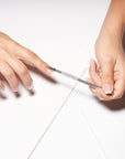 Tweezerman Glass Manicure Set Includes Nail Clipper, Cuticle Pusher, Glass Nail File, and Glass Nail Buffer