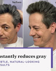 Just For Men Touch of Gray, Mens Hair Color Kit with Comb Applicator for Easy Application, Great for a Salt and Pepper Look - Medium Brown, T-35, Pack of 1