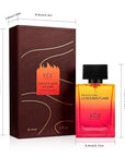 Ycz LOVE'S RED FLAME Eau de Parfum Spray, Long-Lasting Fragrance for Men, Daily Use Men's Casual Cologne, A Signature Scent Great Holiday Gift A Gift for Any Occasion,50 ml (1.65 fl. Oz)