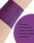 BADCOLOR Dark Purple Face Body Paint Stick, Sweatproof Eye Black Body Paint Sticks for Sports, Non-Toxic Facepaint for Halloween SFX Makeup Cosplay Joker Zombie Vampire Costume Parties