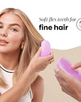 Tangle Teezer Original Detangler Brush, Dry & Wet Hair Brush for Color-Treated, Fine & Fragile Hair Types, Pink Dawn