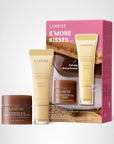 LANEIGE Lip Glowy Balm S’more Kisses Set: Sheer Tinted Lip Moisturizer with Shea Butter, for Hydrating Shine & Soft Lips