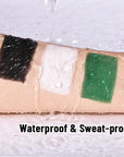 MEICOLY 3PCS Black White and Green Face Body Paint Stick,Face Paint Stick for Halloween SFX Cosplay Clown Skeleton Witch Makeup,Elphaba Face Paint,Waterproof Eye Black Baseball Softball Football