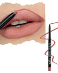 Runway Rogue Designer Liner Lip Pencil, Matte Spiced-Nude Lip Liner Pencil and Lip Liner Sharpener, ‘Nude Awakening'