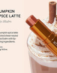 Winky Lux Pumpkin Spice Latte Tri-Color Tinted Lip Balm – Hydrating Balm, Sheer Pink Tint, Lip Care with Jojoba Oil & Vitamin E, Moisturizes & Softens Dry Lips, Buttery Soft with Pumpkin Spice Scent