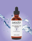 PURA D'OR Hyaluronic Acid Serum For Deep Hydration (3.3oz x3 = 9.9oz) Anti-Aging, Plumping & Moisturizing Formula For Smooth, Supple Skin - Natural Skincare Boost - Fine Lines & Wrinkle Reducer