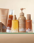Saltair Body Oil. Luxurious Santal Bloom After Shower and Bath Oil Moisturizer for Women and Men. Botanical, Non-Greasy, and Well-Absorbing Lotion for Hydrating Dry Skin. 4oz Pump Bottle