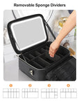 Relavel travel makeup bag with
