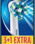 Oral B Cross Action Electric Toothbrush Replacement Brush Heads Refill, 4Count