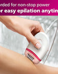 Philips Beauty Satinelle Essential Compact Hair Removal Epilator for Women, BRE235/04 (Corded Use Only)
