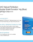 AHC Natural Perfection Double Shield Sunstick 14g (Blue)