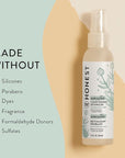 The Honest Company Fragrance Free Conditioning Hair Detangler | Leave-in Conditioner + Fortifying Spray | Tear-free + Hypoallergenic for Sensitive Skin | 4 fl oz