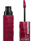 Maybelline Super Stay Vinyl Ink Longwear No-Budge Liquid Lipcolor Makeup, Highly Pigmented Color and Instant Shine, Unrivaled, Berry Burgundy Lipstick, 0.14 fl oz, 1 Count