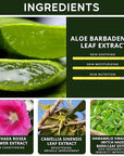 Aloe Vera Gel - for Sunburn Relief - Big 16.9 oz / 500ml - 98% Pure Aloe Vera - For Face, Skin and Hair - After Sun Care lotion - Sun Burn Moisturizer Cream (16.9 Fl oz)