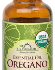 US Organic 100% Pure Oregano Essential Oil - USDA Certified Organic, Steam Distilled (30 ml)