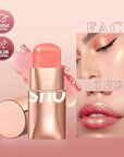 Blush Stick for Cheeks Makeup,Waterproof Cream Blush Face