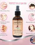 PURA D'OR Organic Rose Water Toner (4oz