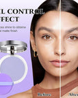 Chillab Lavender Matte Powder, Gel-like Formula Oil-Control Primer Oil Control