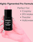 Mehron Makeup CreamBlend Stick | Face Paint, Body Paint, & Foundation Cream Makeup | Perfect for Halloween .75 oz (21 g) (Pastel Pink)