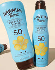 Hawaiian Tropic Everyday Active Sunscreen Lotion SPF 50, Water-Resistant, Broad Spectrum UVA/UVB Protection, 8 fl oz (Pack of 2)