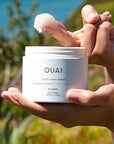 OUAI Scalp & Body Scrub, St. Barts - Exfoliating Body Scrub with Sugar & Coconut Oil Blend for Smooth, Moisturized Skin - Gentle Scalp Scrub for Removing Product Build Up (8.8 Oz)