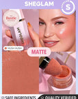 SHEGLAM Color Bloom Liquid Blush Makeup for Cheeks Hush Hush