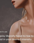 PHLUR Amber Haze Body Mist - Hair & Body Mist Fragrance - Amber, Jasmine, Saffron & Vanilla Body Spray (8 Fl Oz)