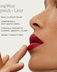 ILIA - Lip Sketch Hydrating Crayon | Non-Toxic, Cruelty-Free, Hyaluronic Acid, Hydrating + Long Lasting, Crease-Resistant, Demi-Matte (Blue Note)