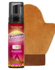 Self Tanner Mousse Kit – Light Medium Glow Sunless Tanning Foam - Flawless & Streak-Free Watermelon Scent Fake Tan Mousse with Mitt for White Pale Skin 6.76 fl. oz