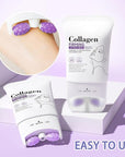 2PCS Neck Firming Cream and Neck Mask Set,Non-greasy Tighten Lift Firming Face Cream Skincare Moisturizer, 3 Pieces Deep Moisturizing Masks for Tightening, All Skin Type, 5 Pack