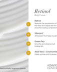 Advanced Clinicals Retinol Body Lotion & Face Moisturizer | Visible Anti Aging Skin Care Retinol Body Cream For Women & Men Targets Look Of Fine Lines, Wrinkles, & Crepe Looking Dry Skin, 16 Ounce