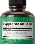 USDA Organic Colon Cleanse Liquid Drops. Vegan, Kosher Colon Cleanser & Detox Supplement with 10+ Super Gentle Herbal Ingredients Including Organic Cascara Sagrada Bark and Organic Yellow Dock Root