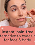 Finishing Touch Flawless Stray Hair Remover, Precise Micro-Blade Hair Removal Tool, Designed to Painlessly Cut Stray Hairs from Chin and Lips to Fingers and Toes, for All Skin Types
